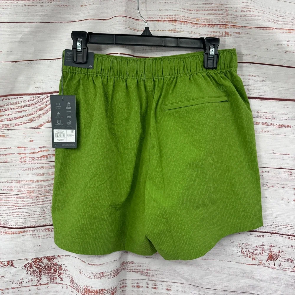 VRST Shorts Mens Size Small 6 Inch Resort Seersucker Wrinkle Resistant NEW‎